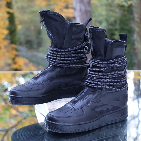 Nike SF Air Force 1 High Black - Picture 8 of 13